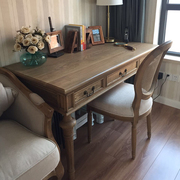 法式实木书桌