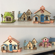 木质房子模型