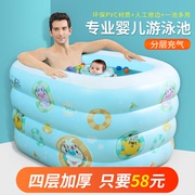 曼波鱼充气婴儿游泳池
